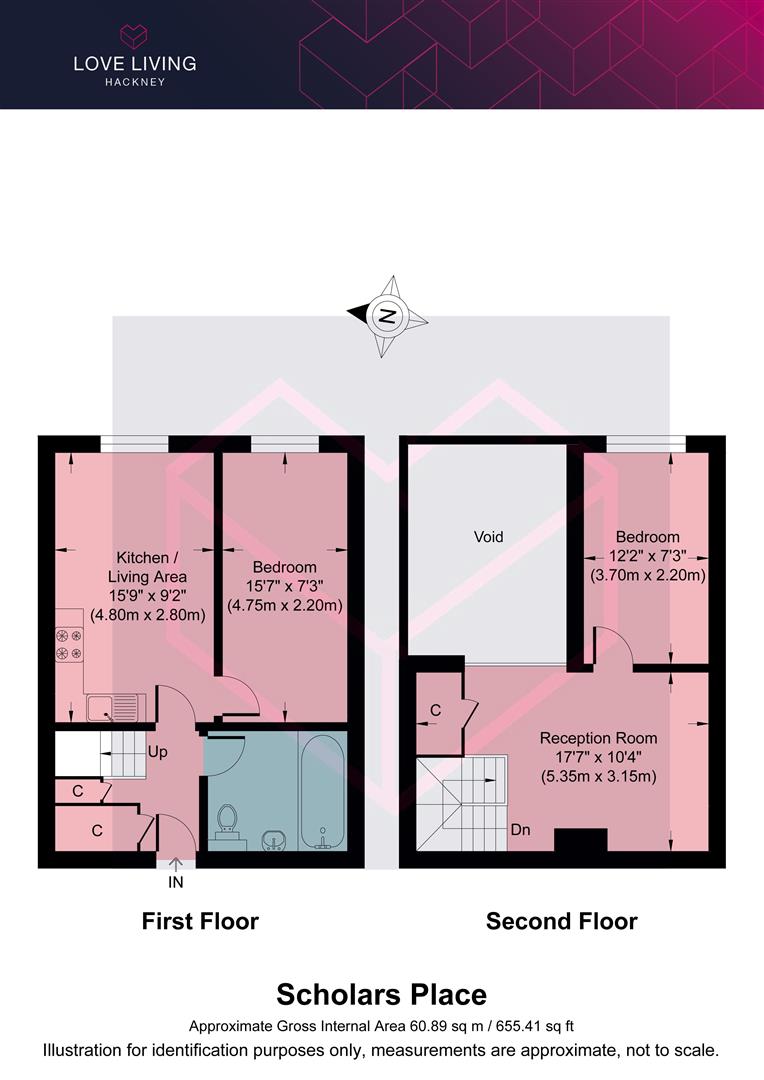 18, Scholars Place, London floorplan