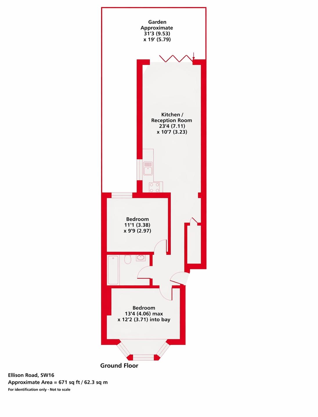 19, Ellison Rd London floorplan