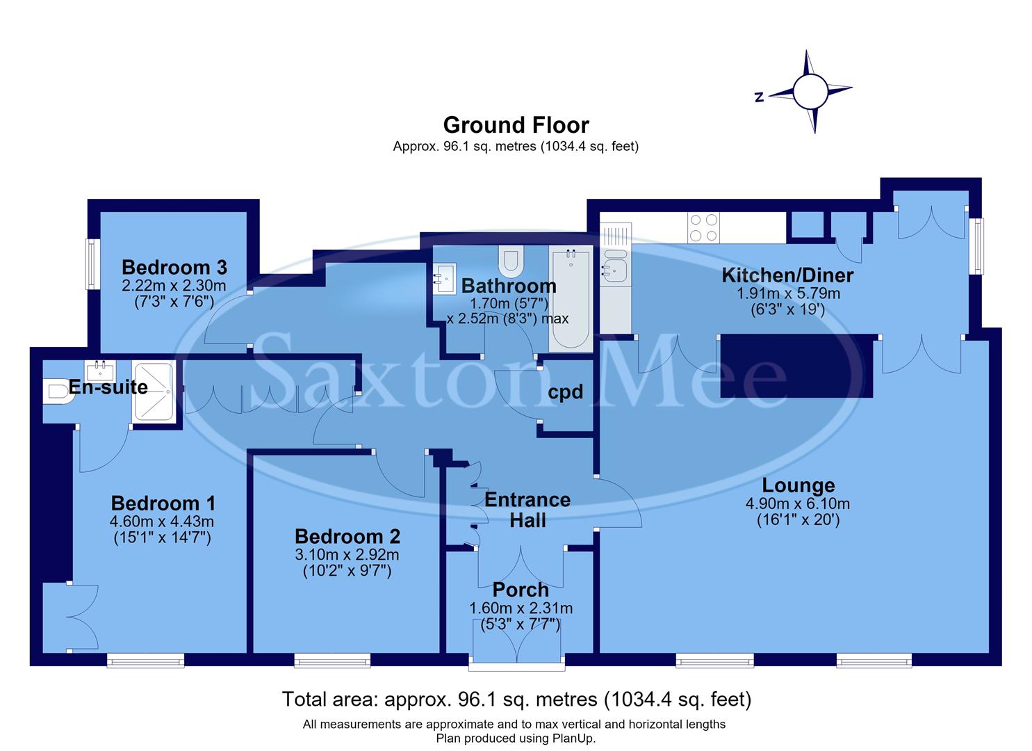 Graham Road, Sheffield floorplan