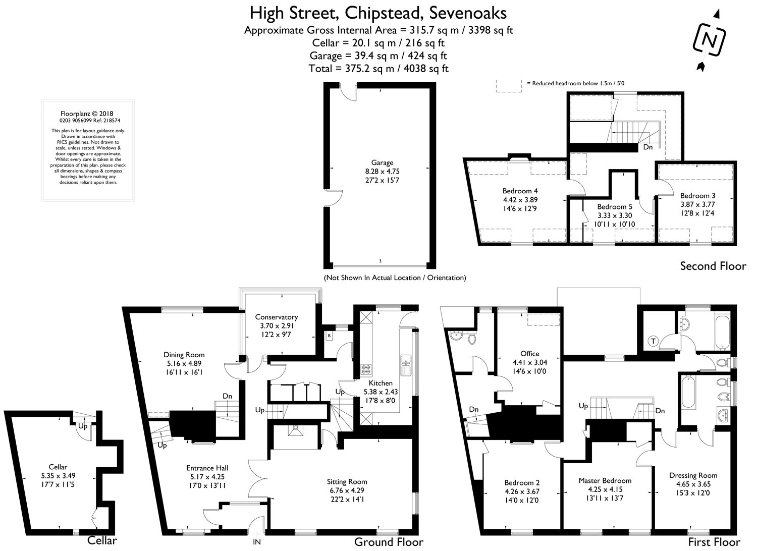 5 Bedrooms  for sale in High Street, Chipstead, Sevenoaks TN13