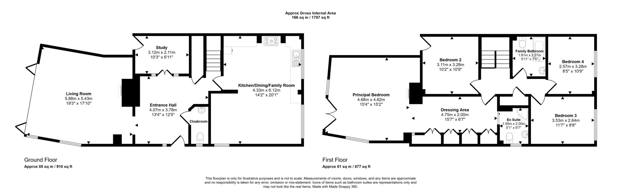 Belmont, Boon Street, Pershore floorplan