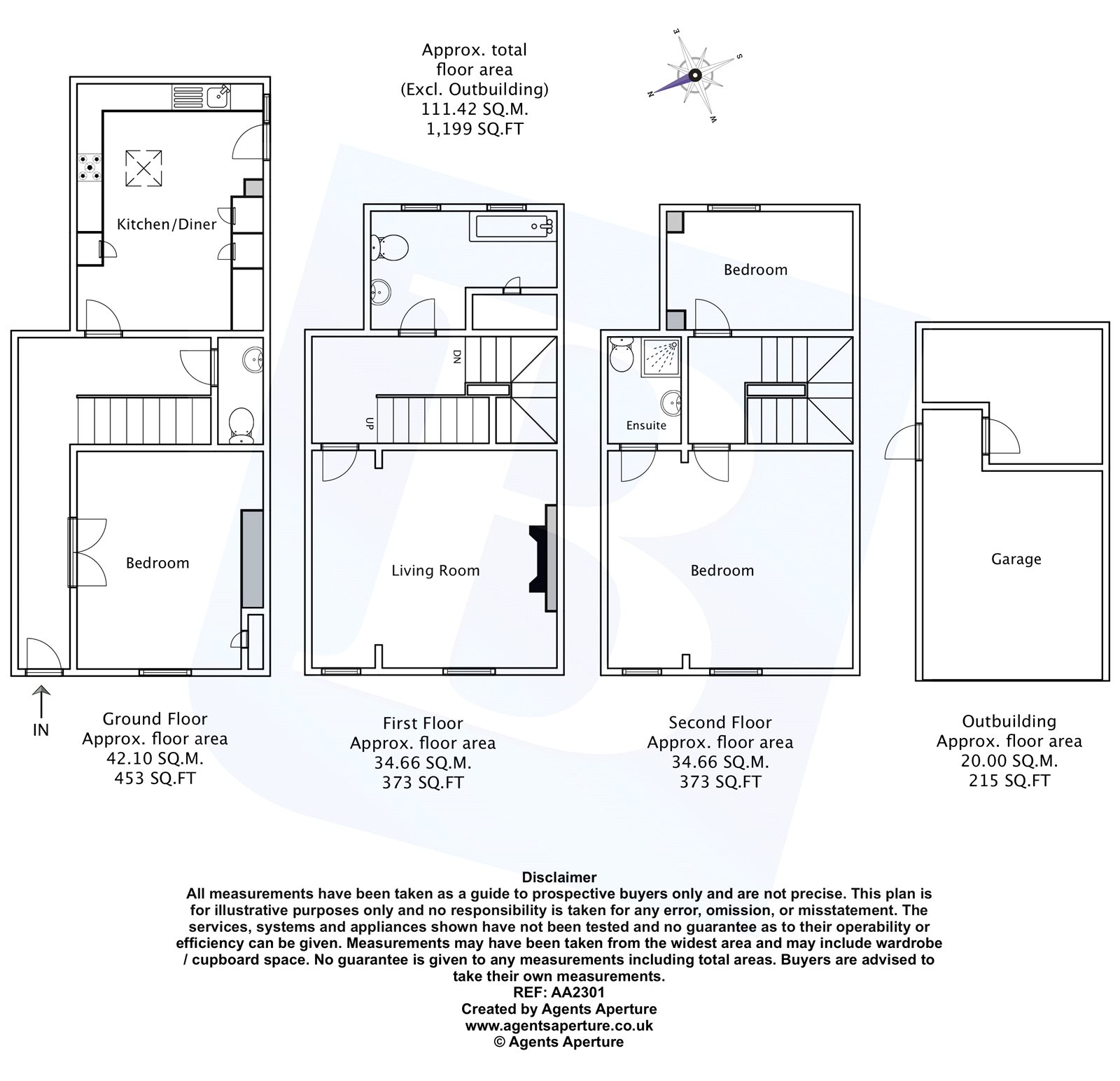 3 Bedrooms Terraced house for sale in Great Stony Park, Ongar, Essex CM5