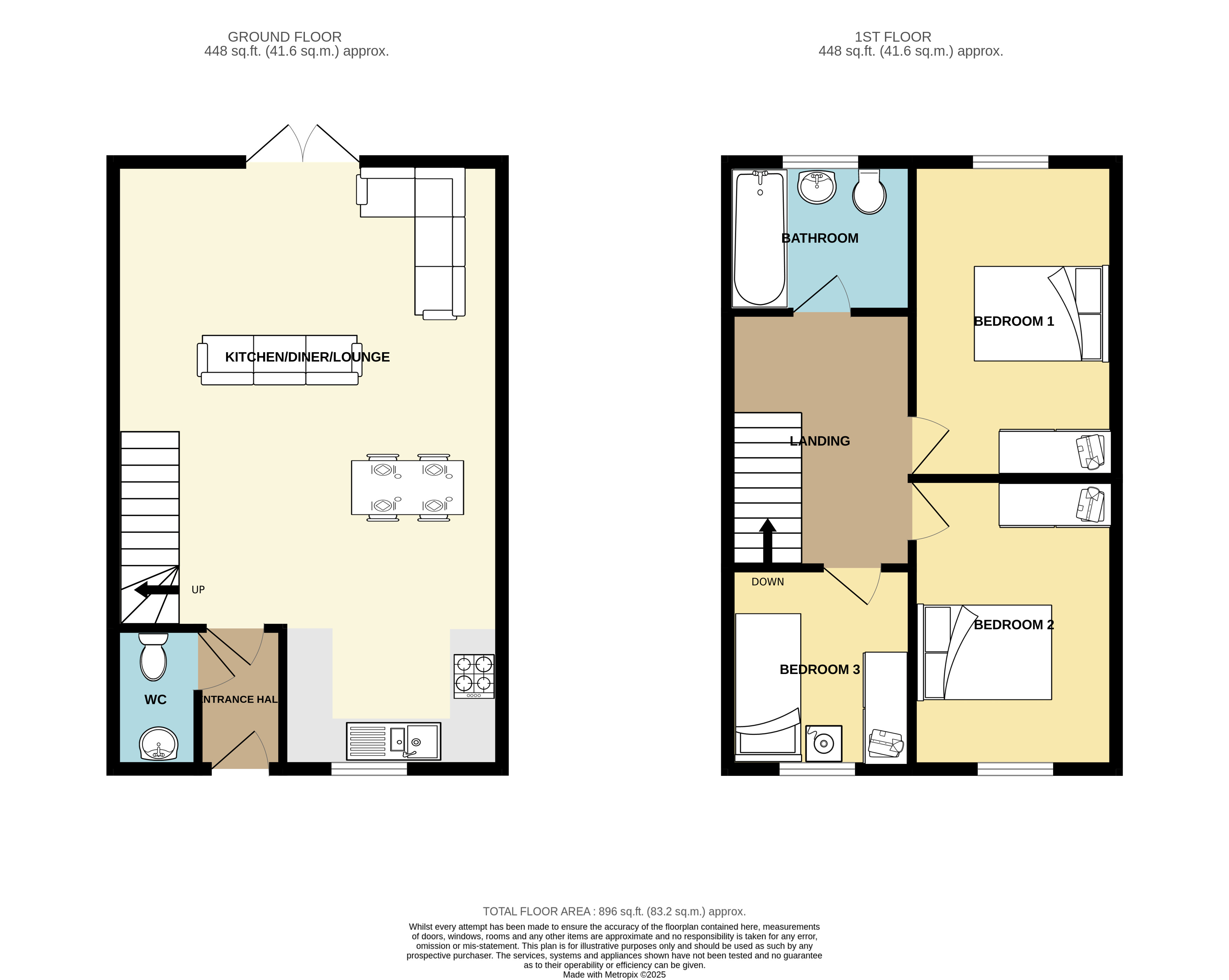 7, Park Rosmoren, Redruth floorplan