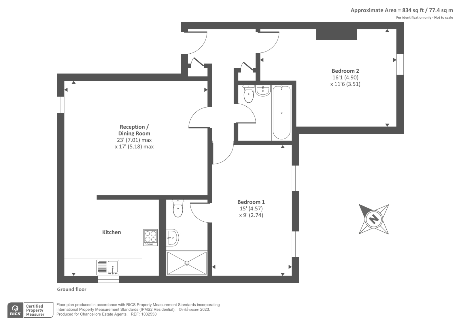 Flat 5, 1, Kendrick Road, Reading floorplan