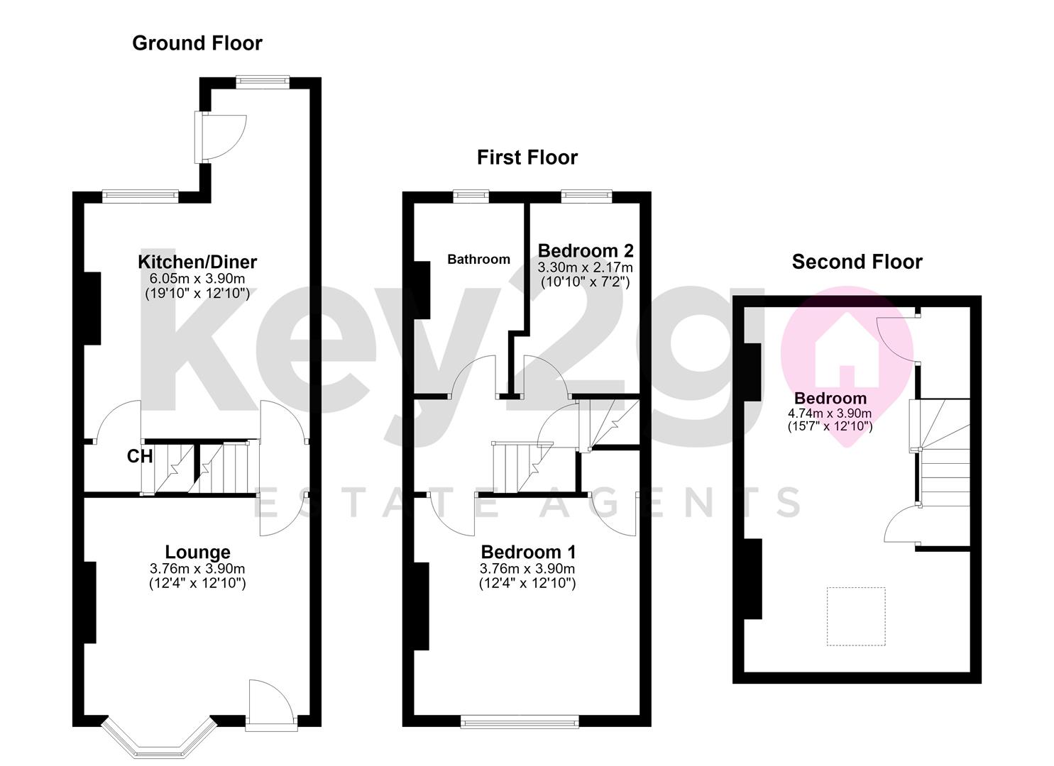 66, Western Road, Sheffield floorplan