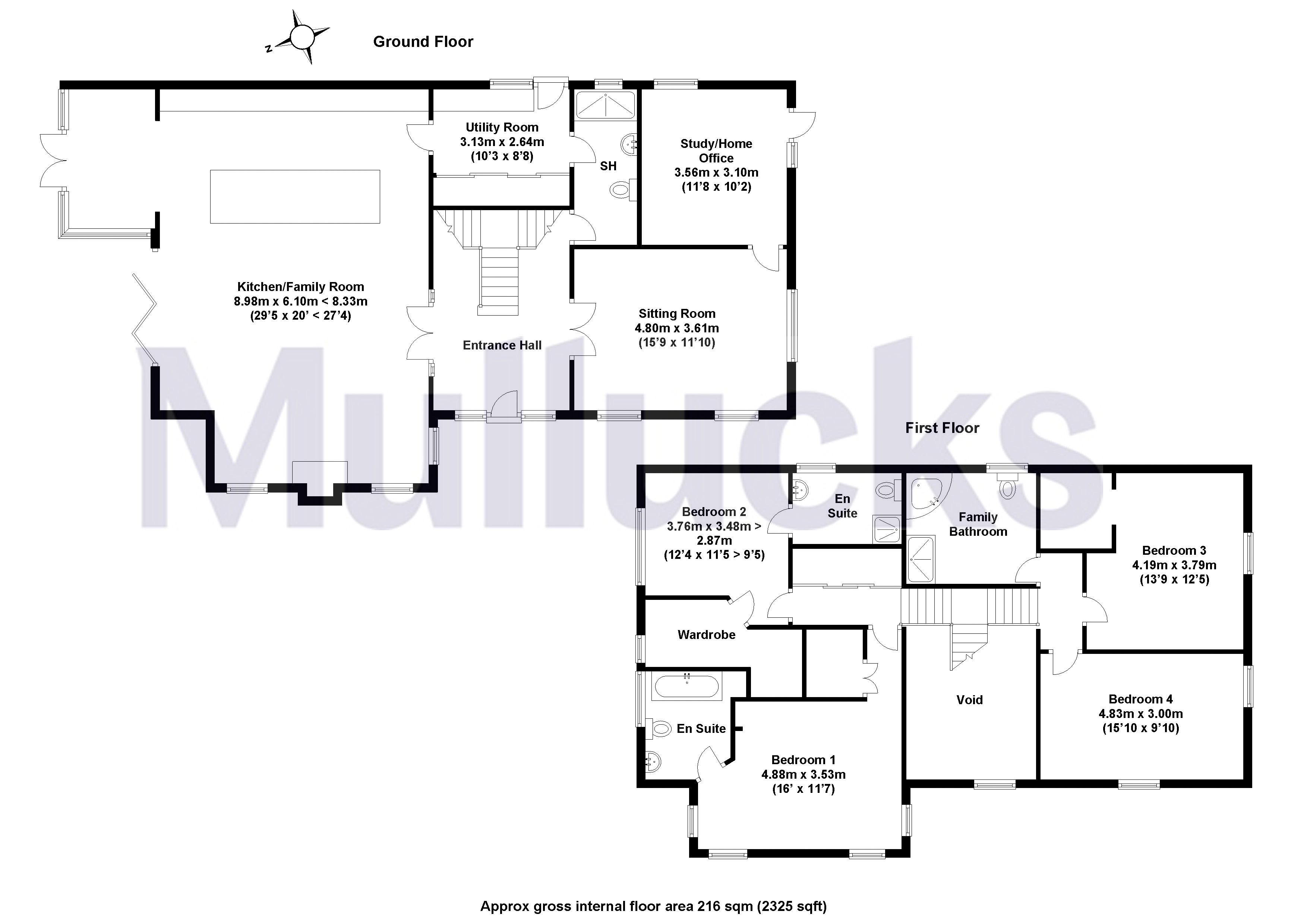 High Elms,, Stickling Green, Nr Saffron Walden floorplan