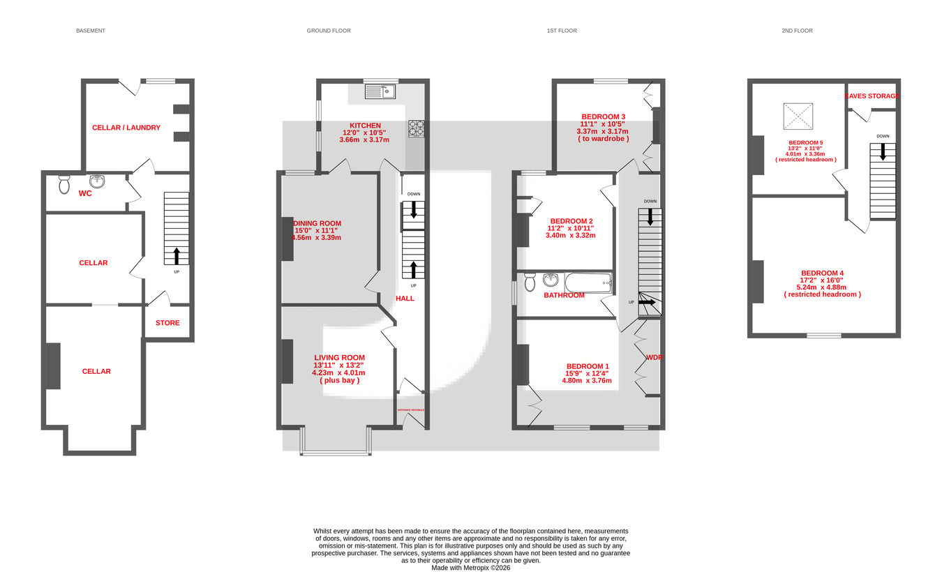 8, Avondale Road, Shipley floorplan