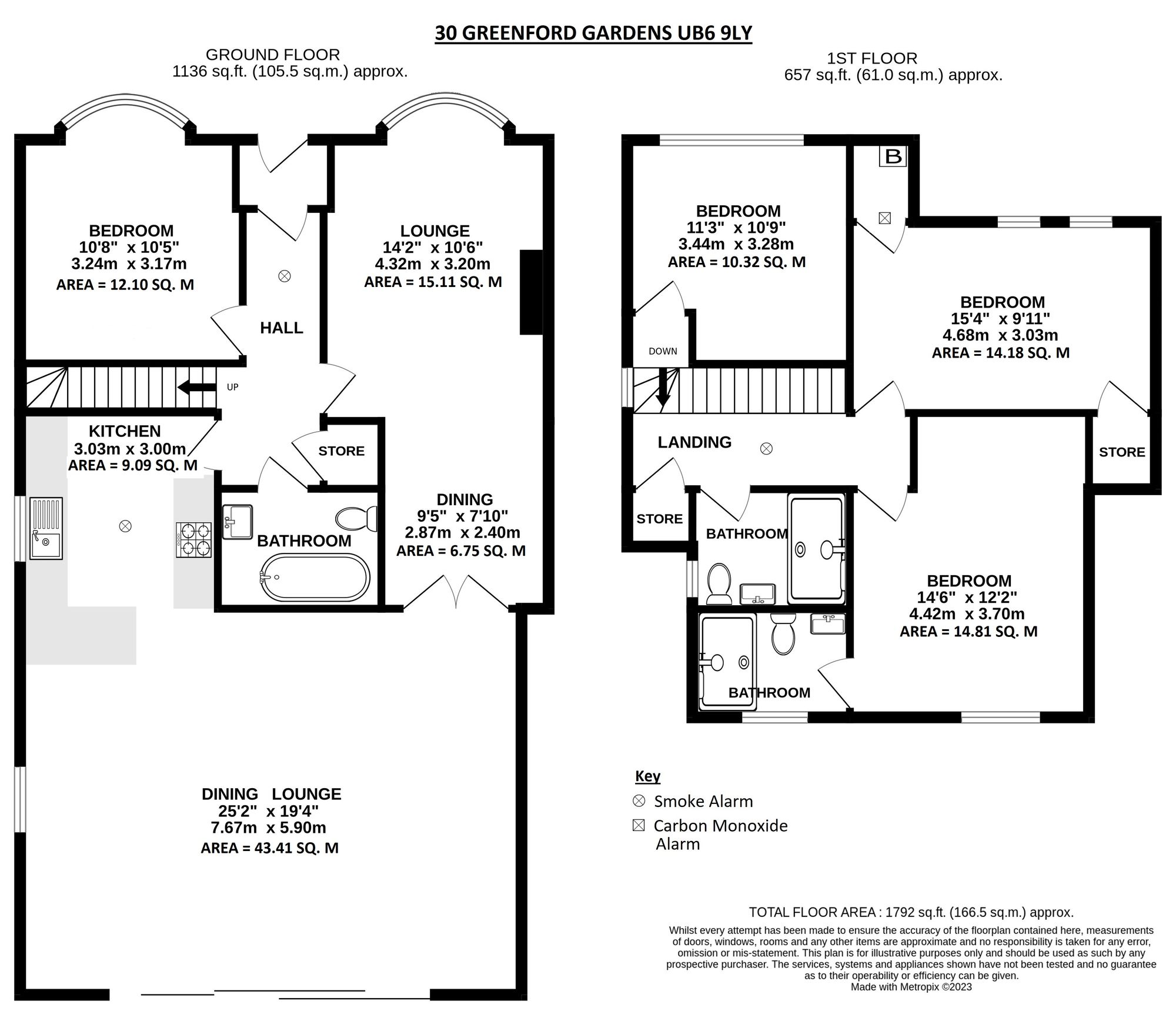 30 Greenford Gardens, Greenford floorplan