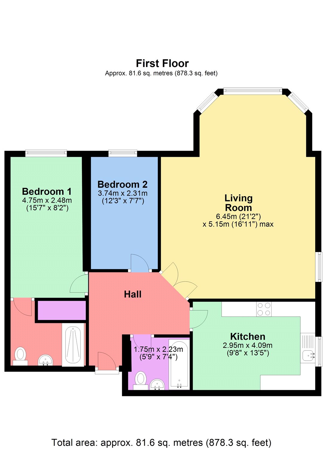 2 Bedrooms Flat for sale in Trinity Court, 130 Hempstead Road, Watford, Hertfordshire WD17