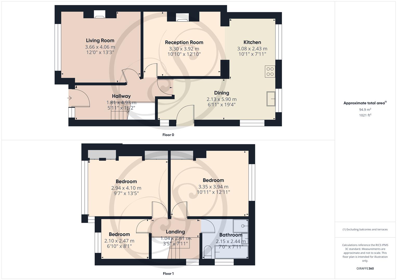 98 Potternewton Lane floorplan