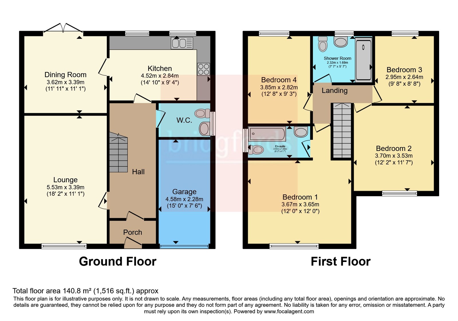 11, Ellerby Avenue, Swinton floorplan