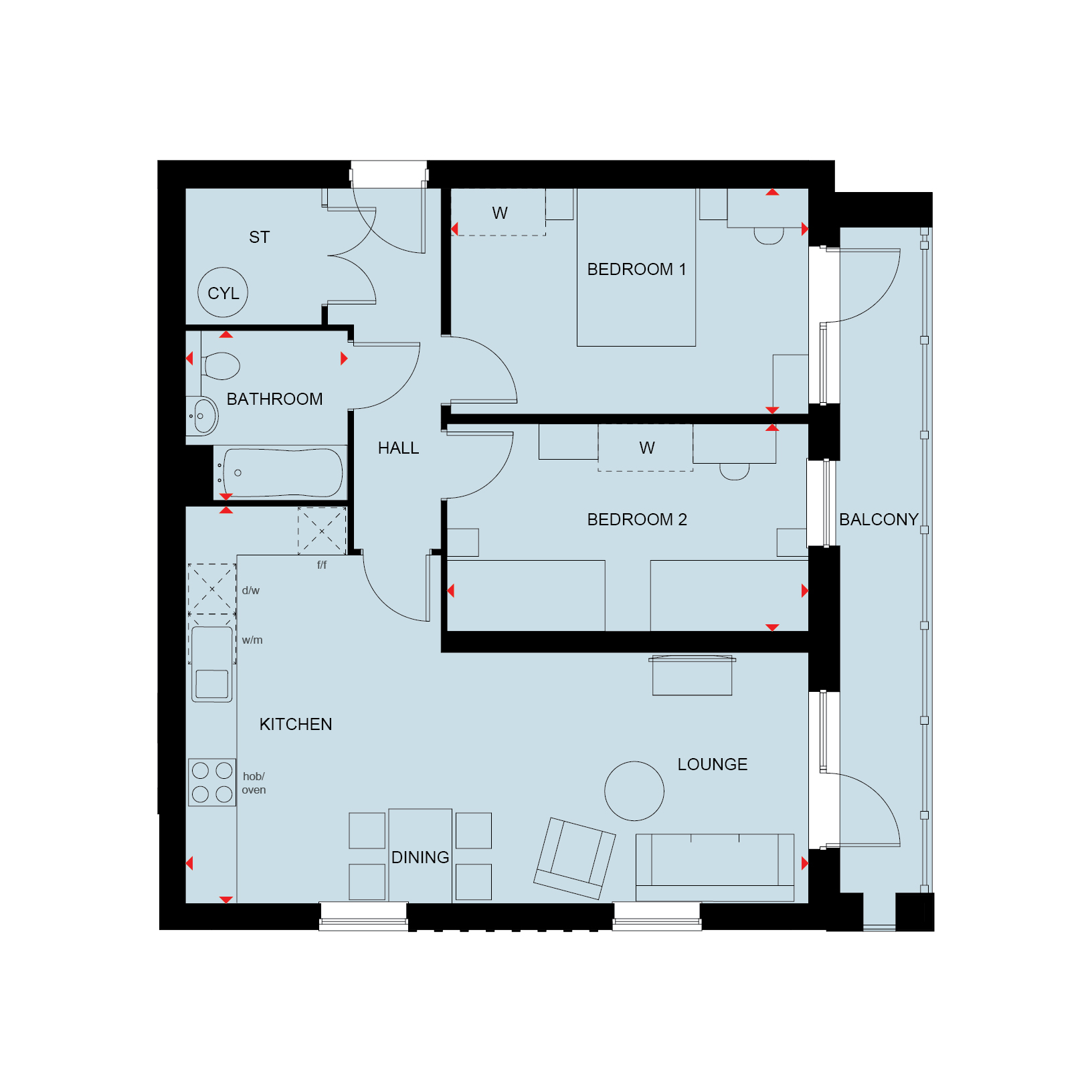 Home Straight, Newbury floorplan
