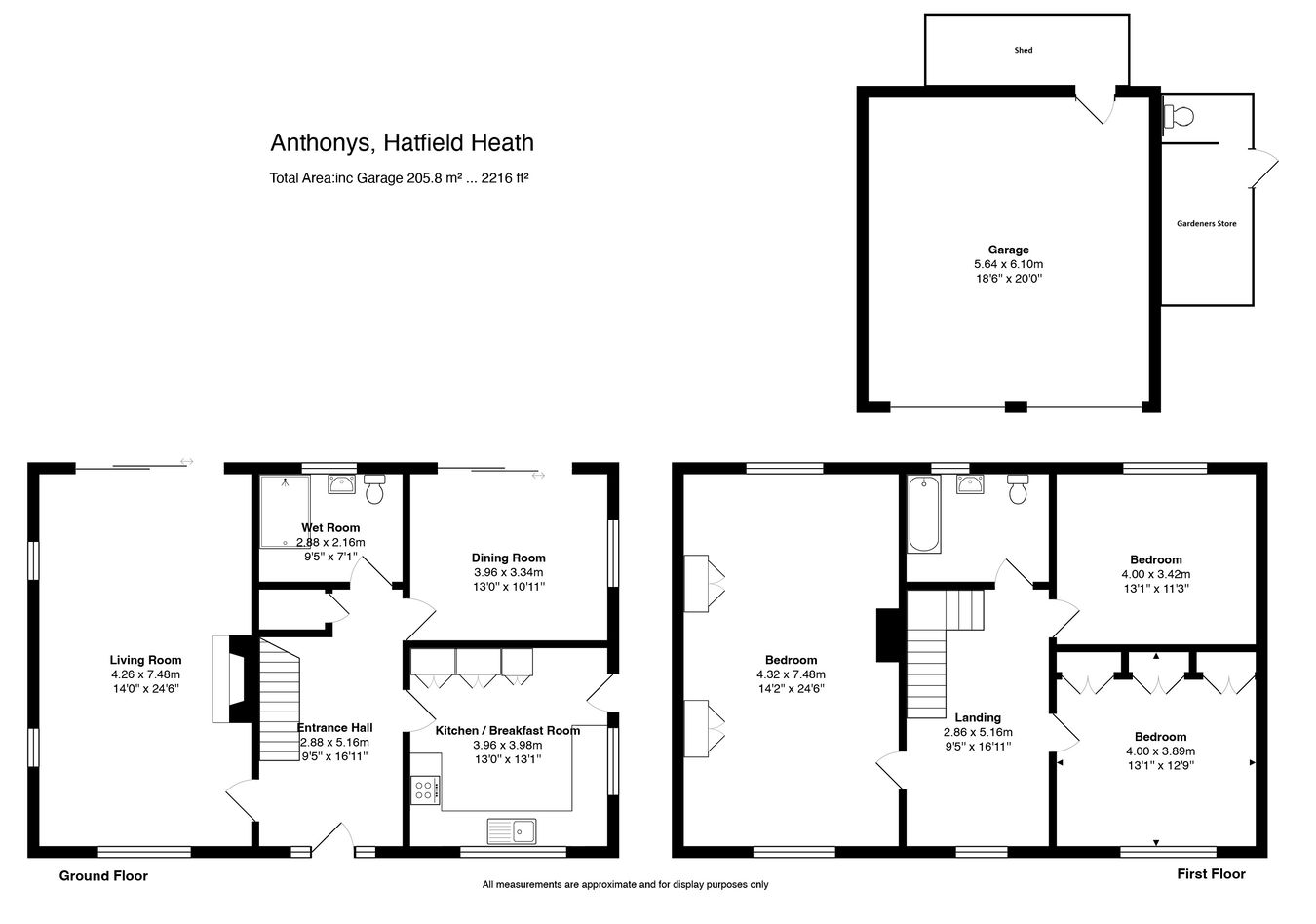 Anthonys, Stortford Road, Bishop's Stortford floorplan