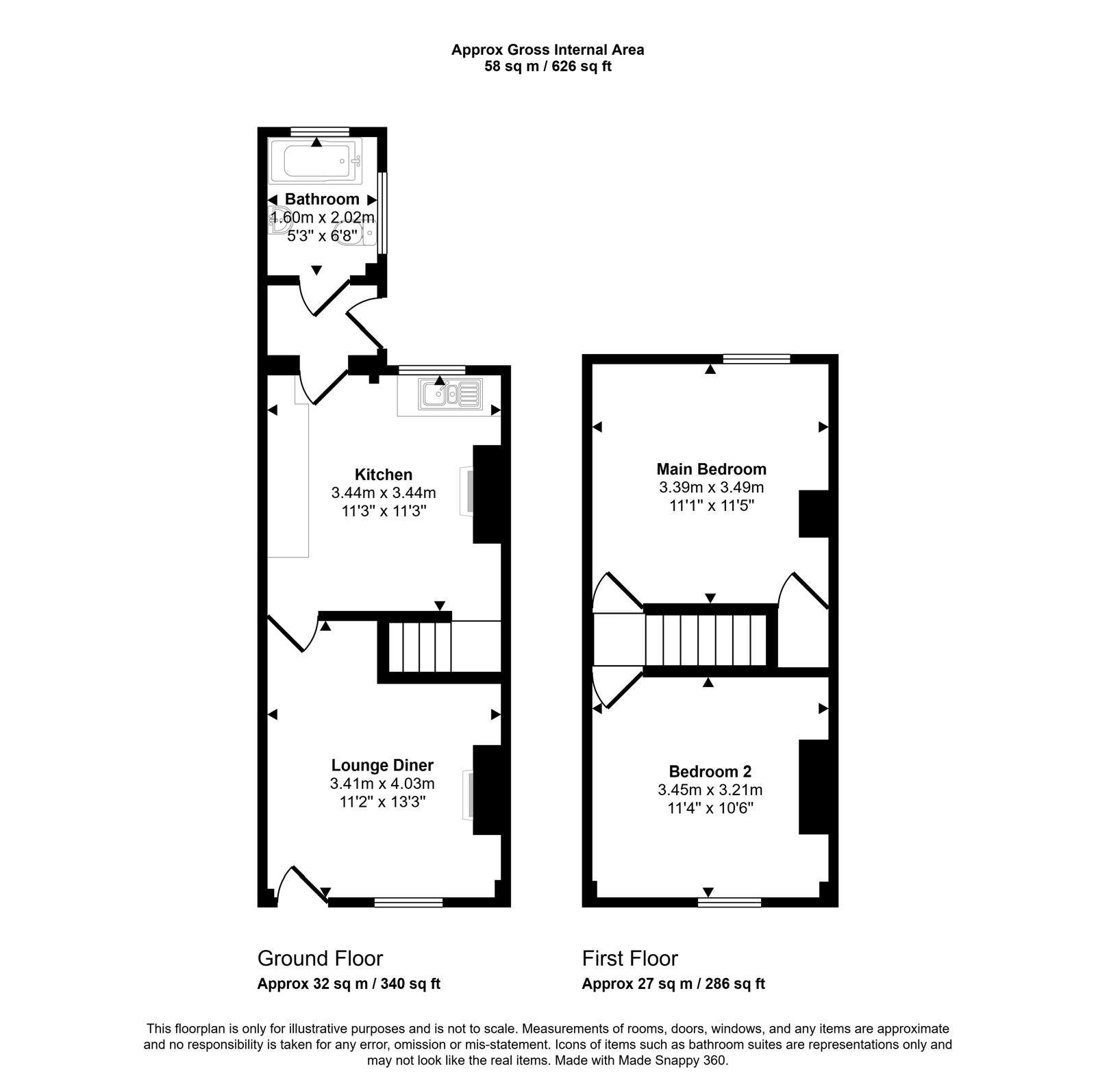 80 Lowther Street, 80 Lowther Street, Stoke-on-Trent floorplan