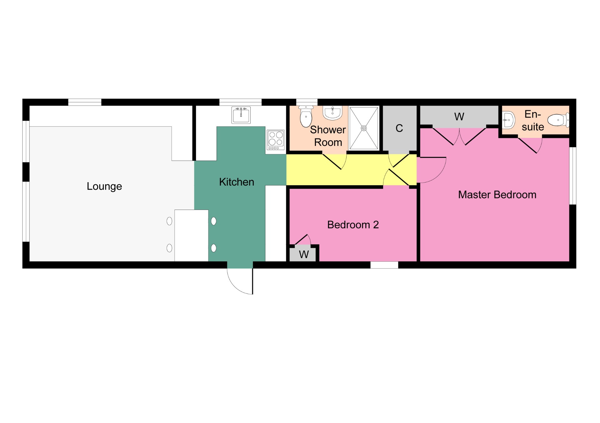 1 Muirhouses, Turnberry Holiday Park, Girvan floorplan