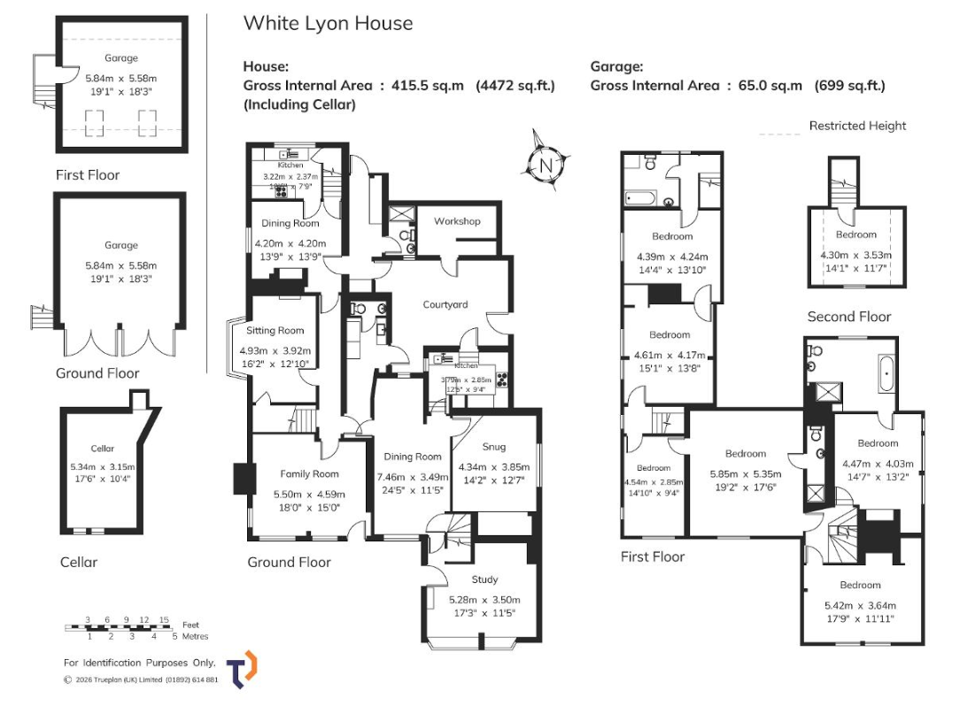 White Lyon House, High Street, Marden floorplan