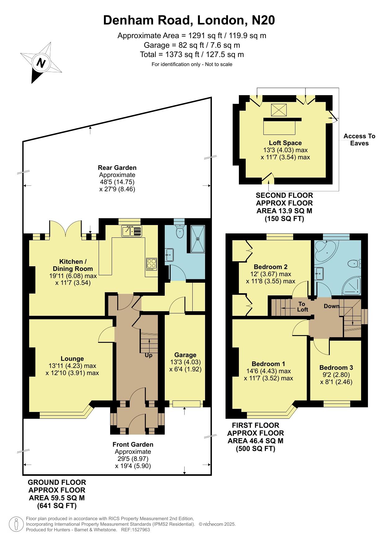 3, Denham Road, Whetstone floorplan