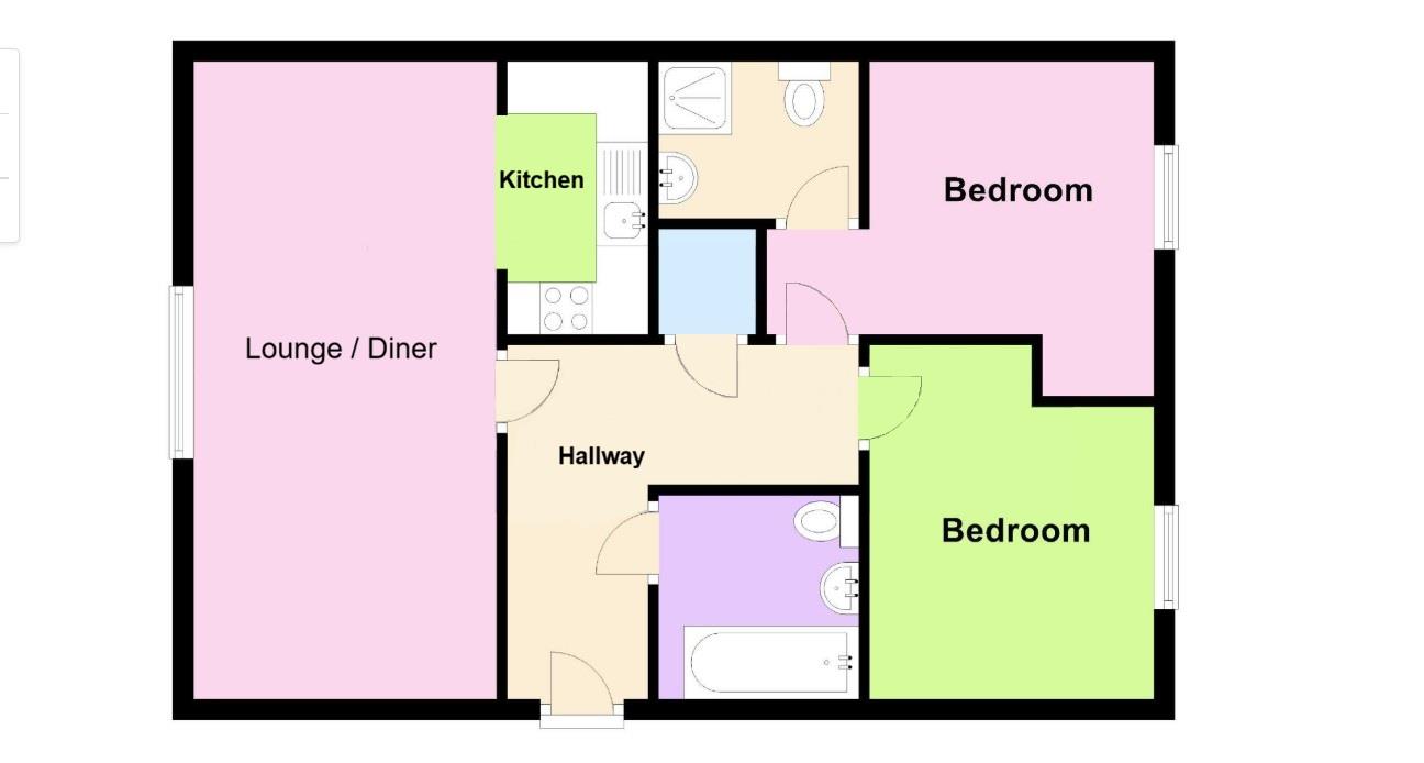 Flat 7, 24, Overcombe House, Weston-Super-Mare floorplan