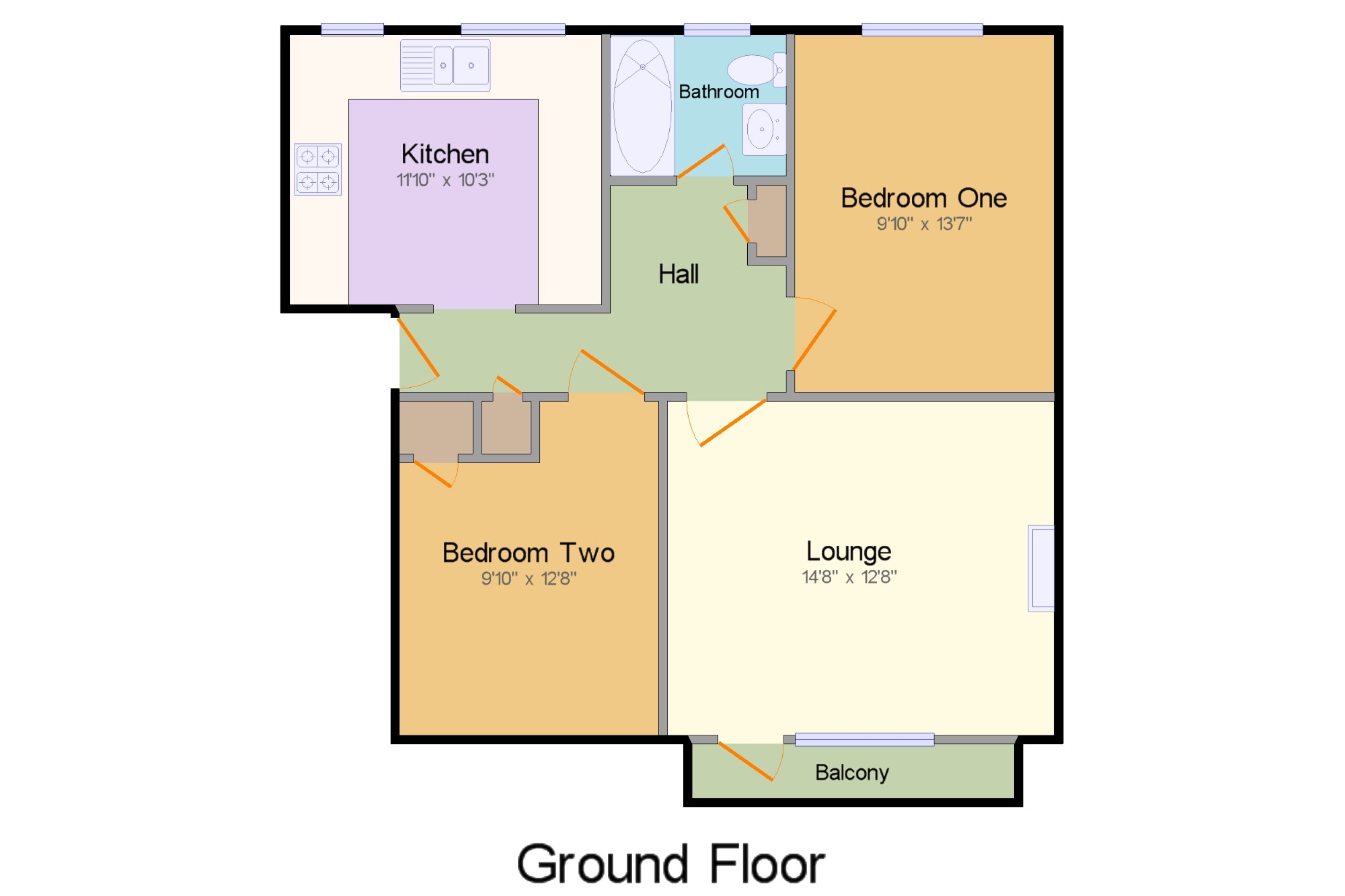 2 Bedrooms Flat for sale in Oaklands, Hayes Lane, Kenley, Surrey CR8