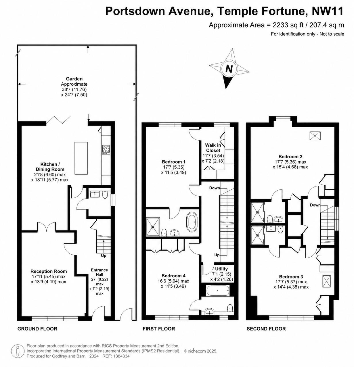 7d, Portsdown Avenue, London floorplan