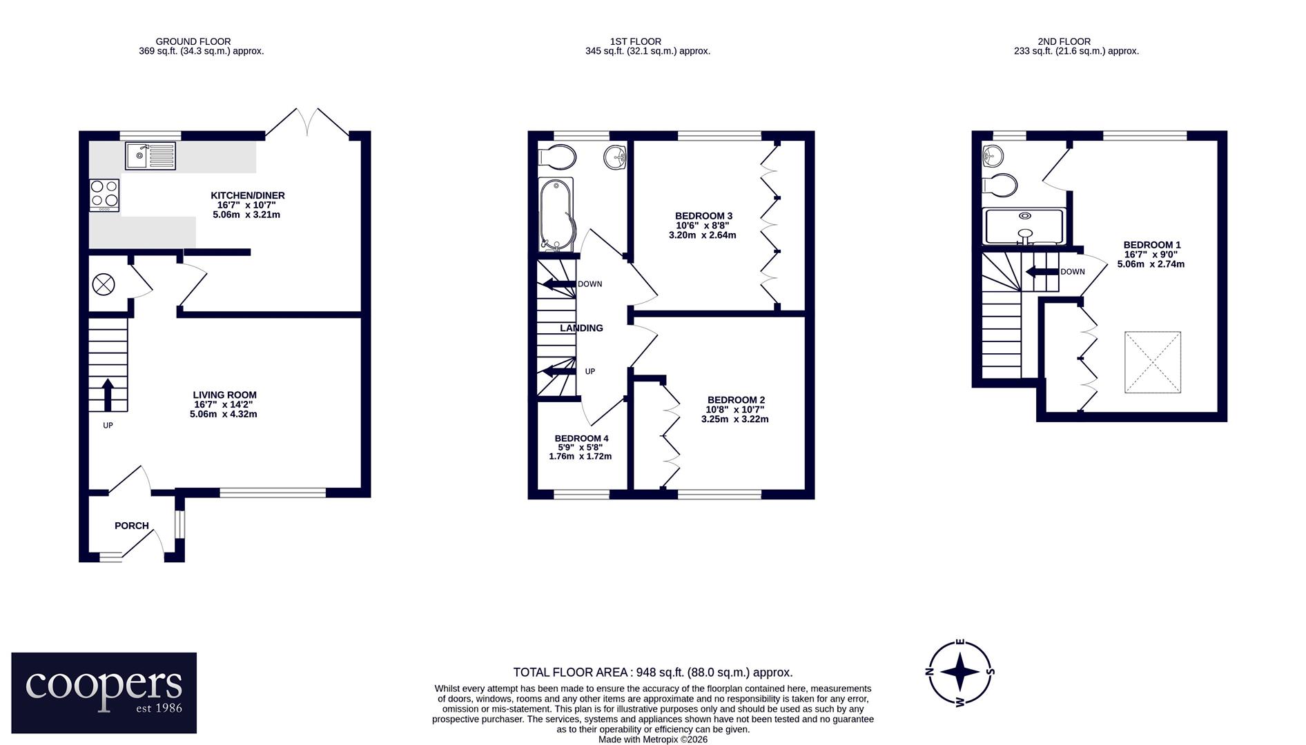 219, Grosvenor Crescent, Hillingdon floorplan