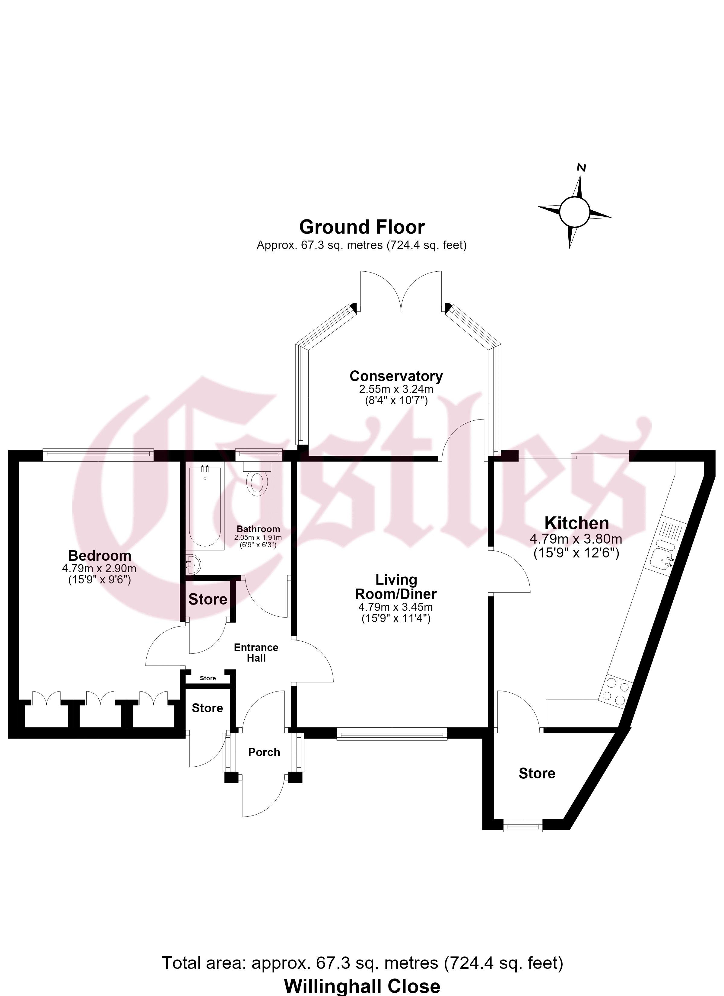 10, Willinghall Close, Waltham Abbey floorplan