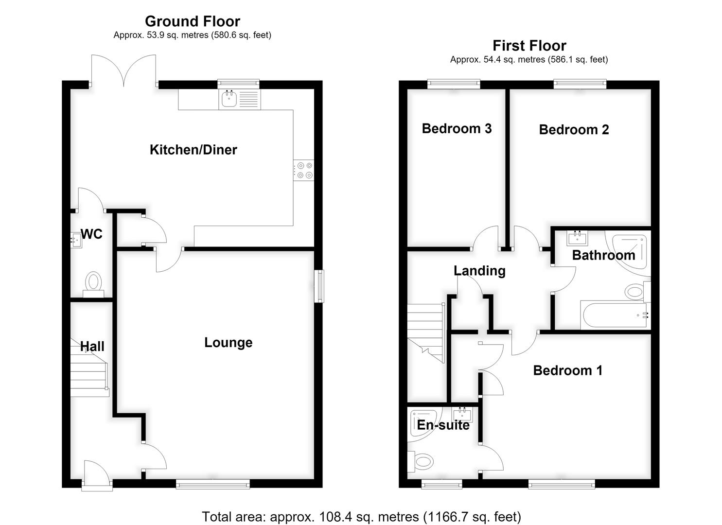 18, Platinum Close, Spalding floorplan