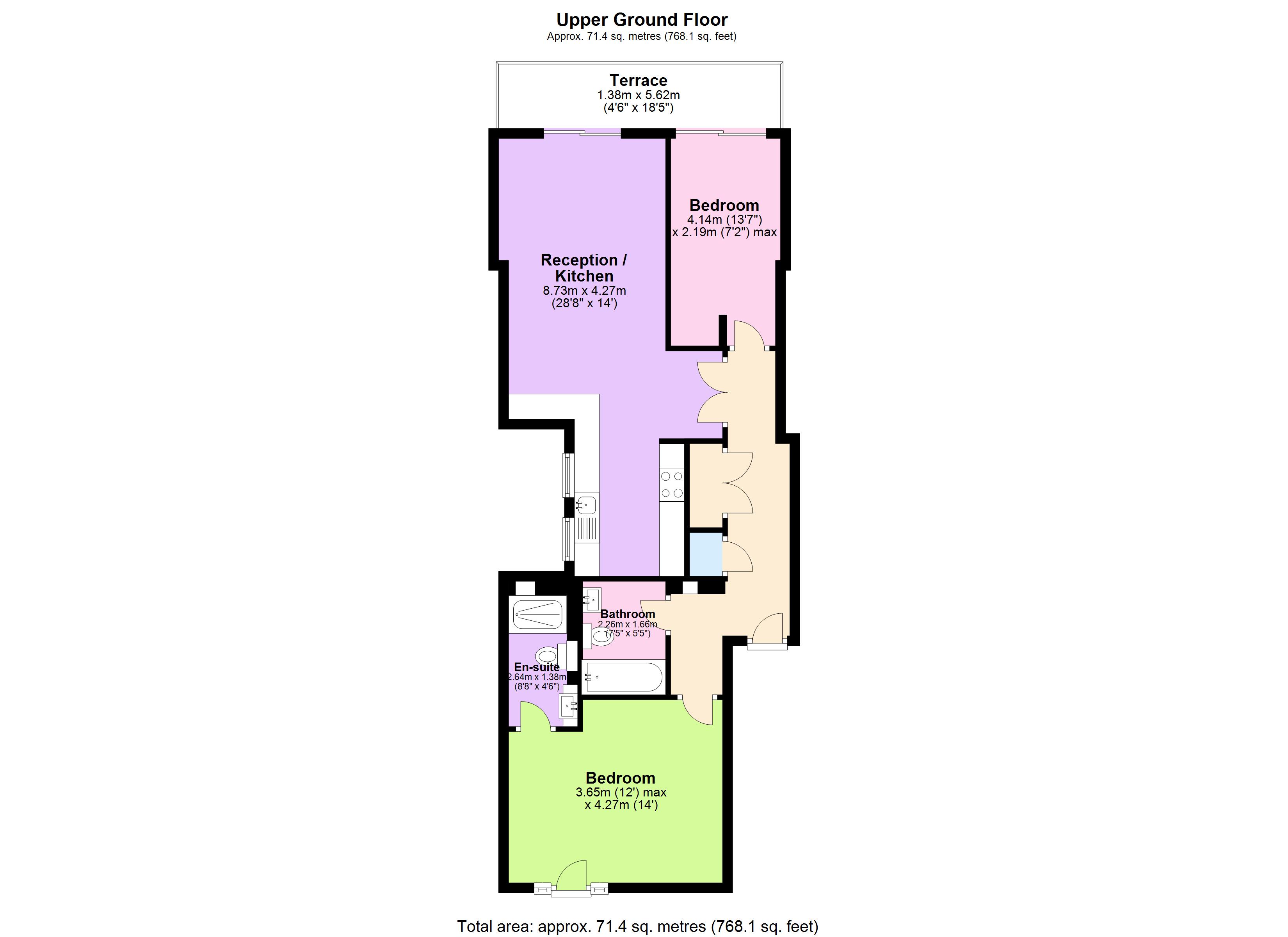 Flat 1, 16A, Bennett Park, Blackheath floorplan