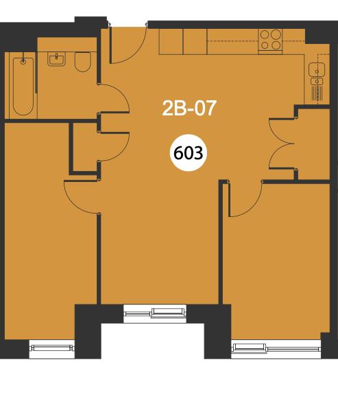 603, 9d Worrall Street, Salford floorplan