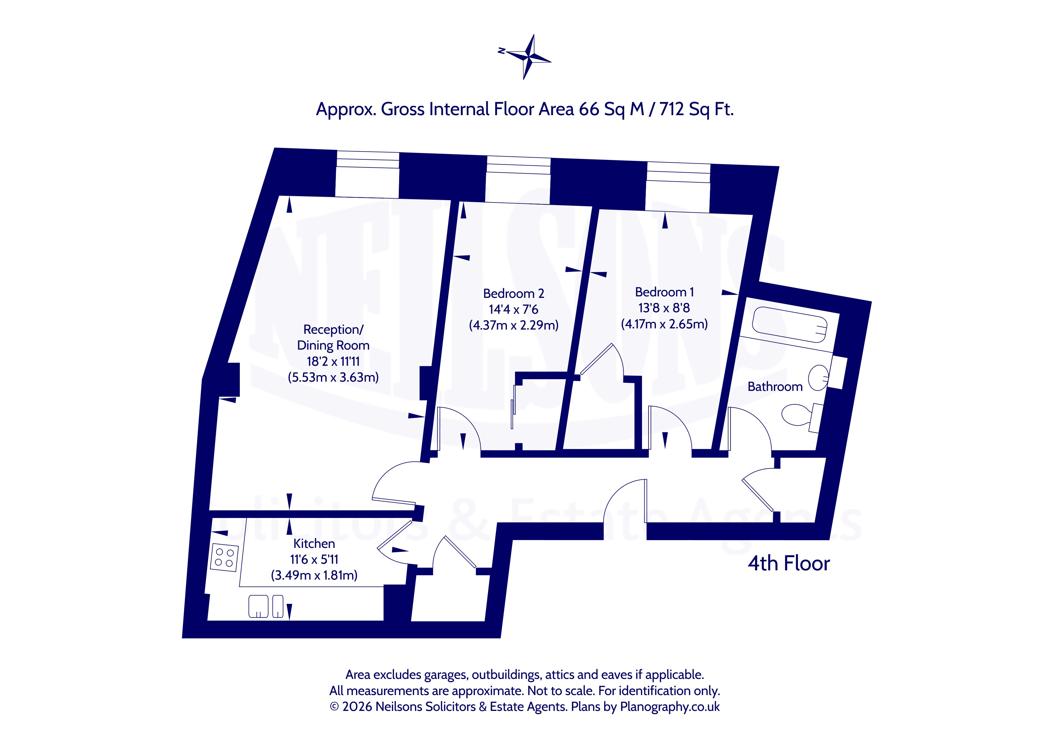 18/26, Johns Place, Edinburgh floorplan