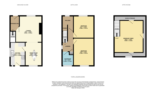 49, Mainsacre Drive, Larkhall floorplan