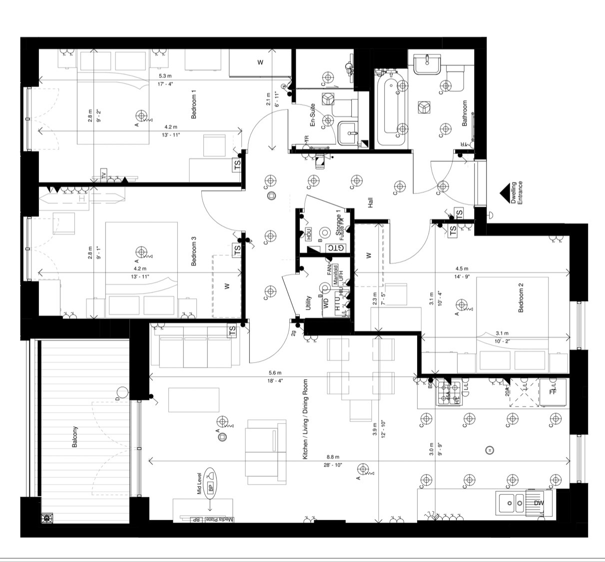 5 Platamone House, 13 Derny Avenue, London floorplan