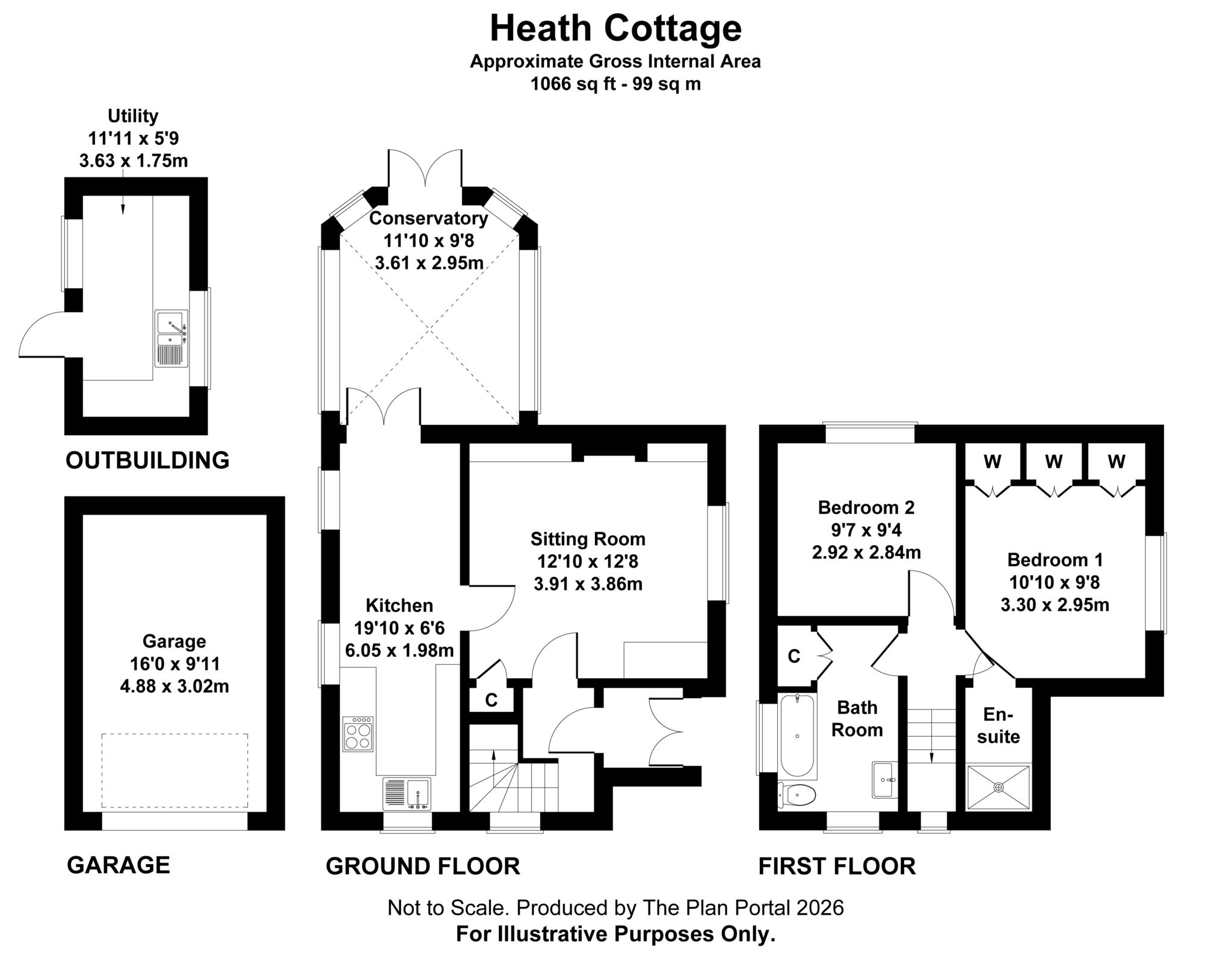 Heath Cottage, Letton Park, Blandford Forum floorplan