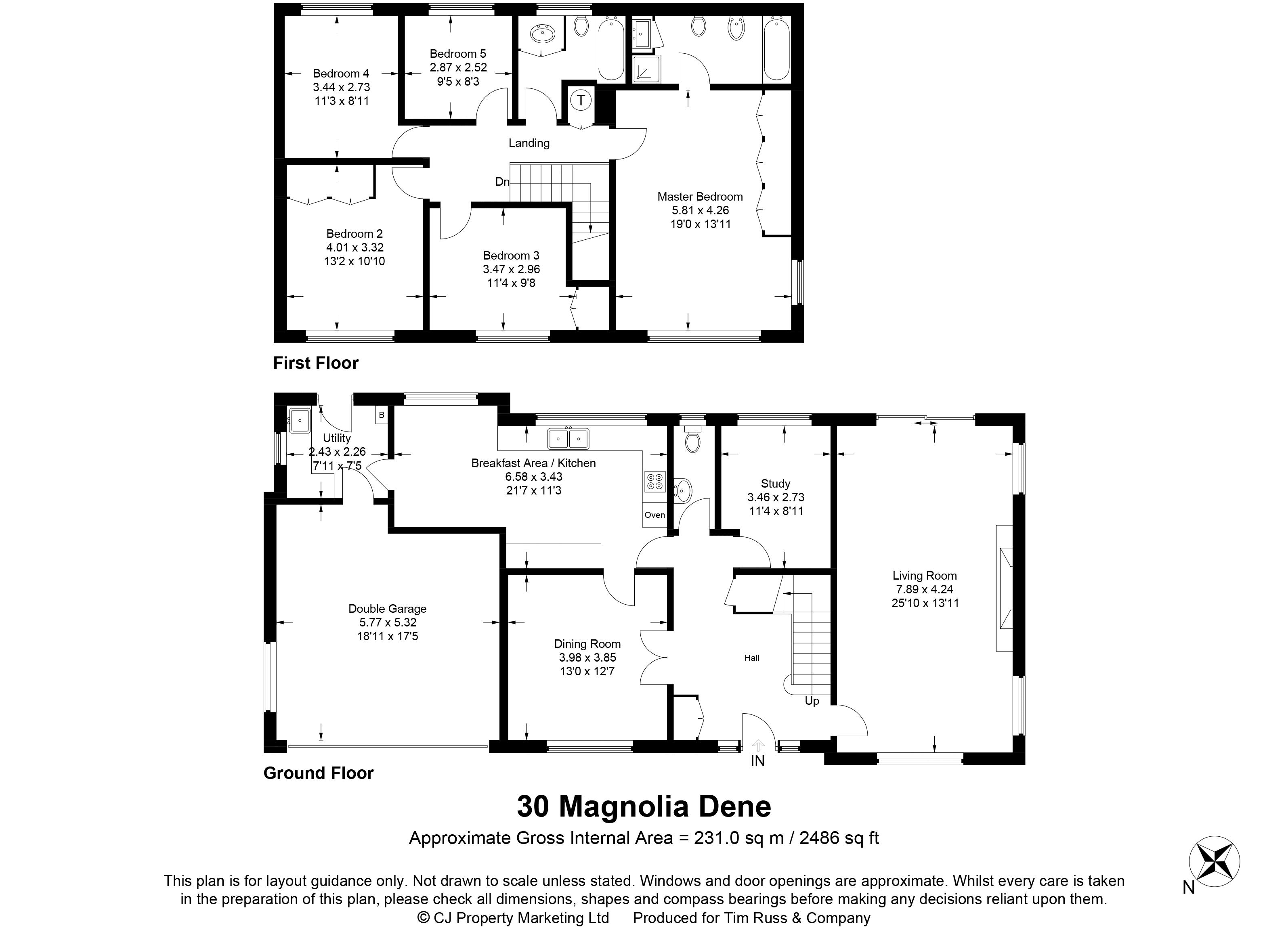 Magnolia Dene, Hazlemere, High HP15, 5 bedroom detached house