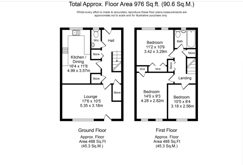 98, Beechway, Maghull floorplan