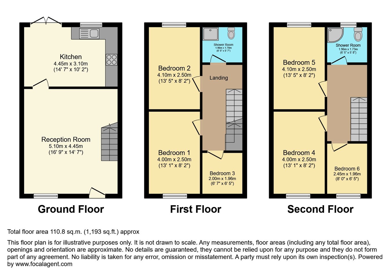 3, Glebe Street, Walsall floorplan