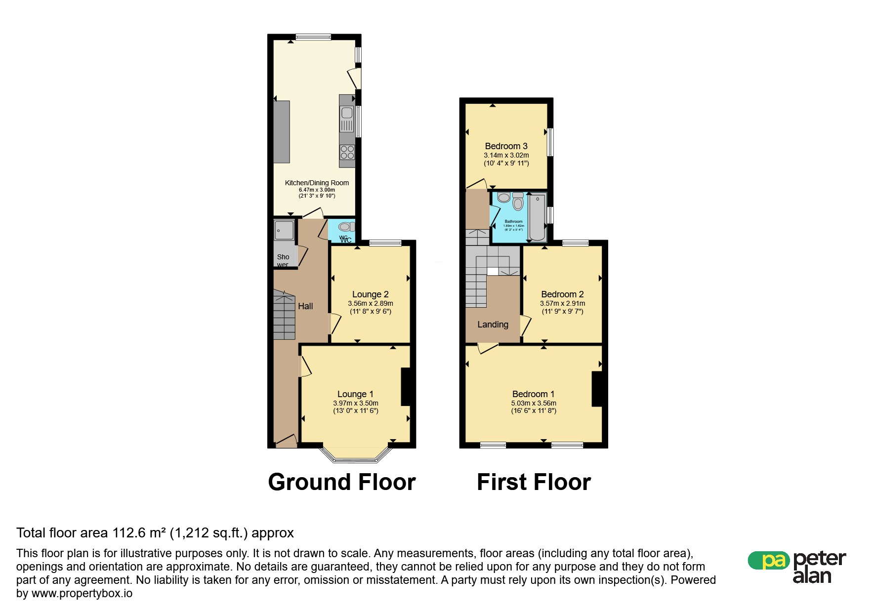 130, Rhondda Street, Swansea floorplan