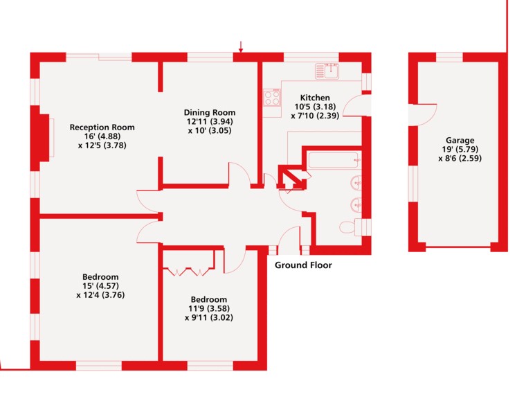 Two Elms, Orpington Road, Chislehurst floorplan
