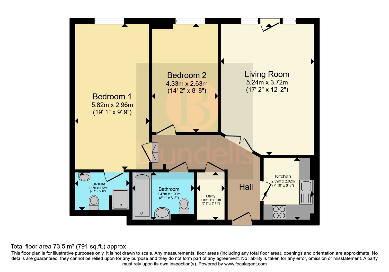Apartment 303, Royal Plaza, 1, Eldon Street, South Yorkshire floorplan