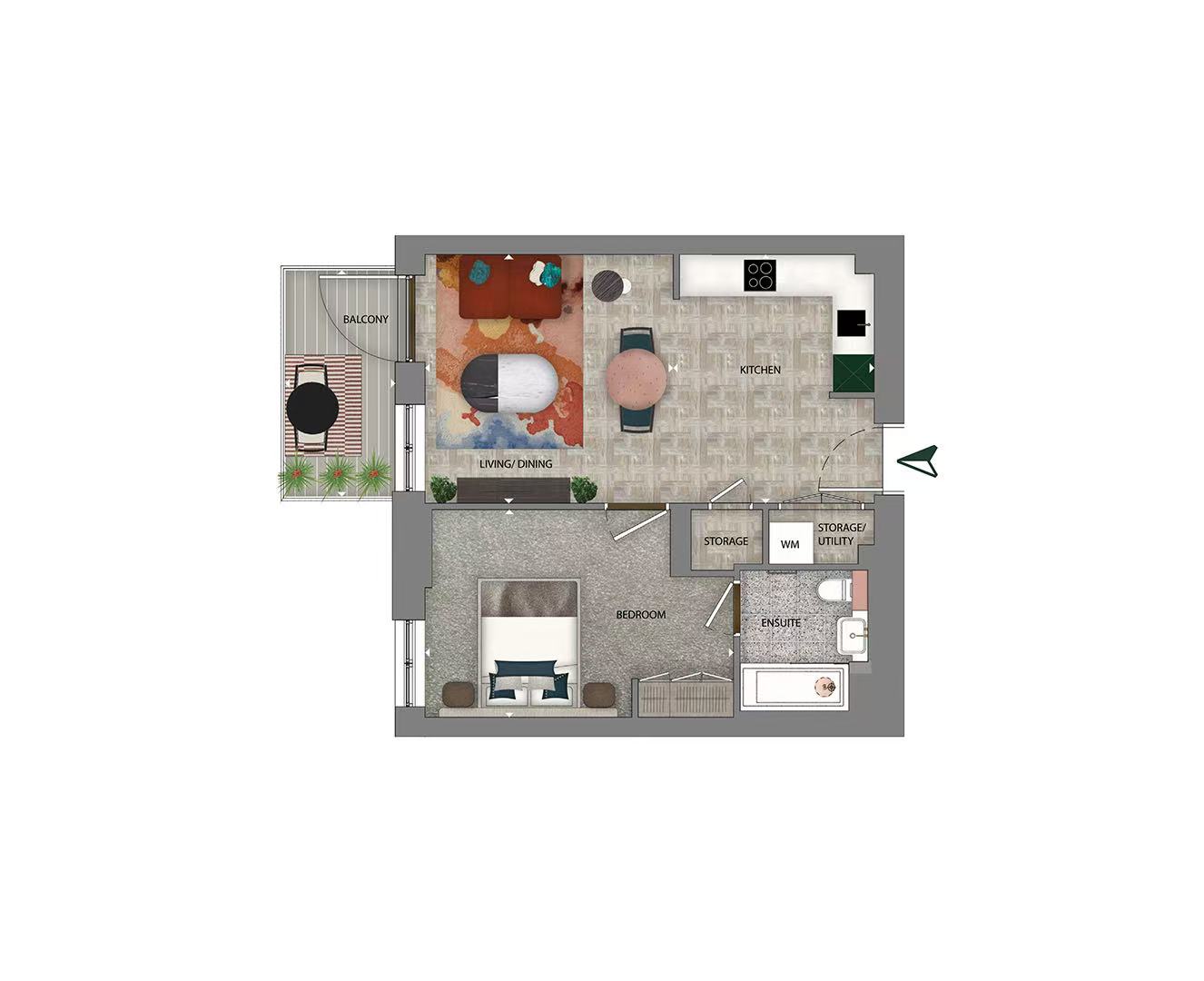 Peabody Estate, St. John's Hill, London SW11 floorplan
