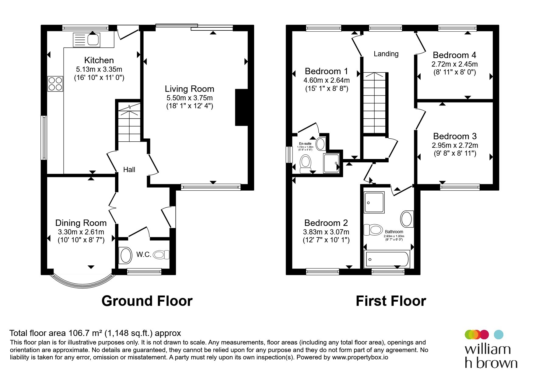 75, Blenheim Way, PETERBOROUGH floorplan