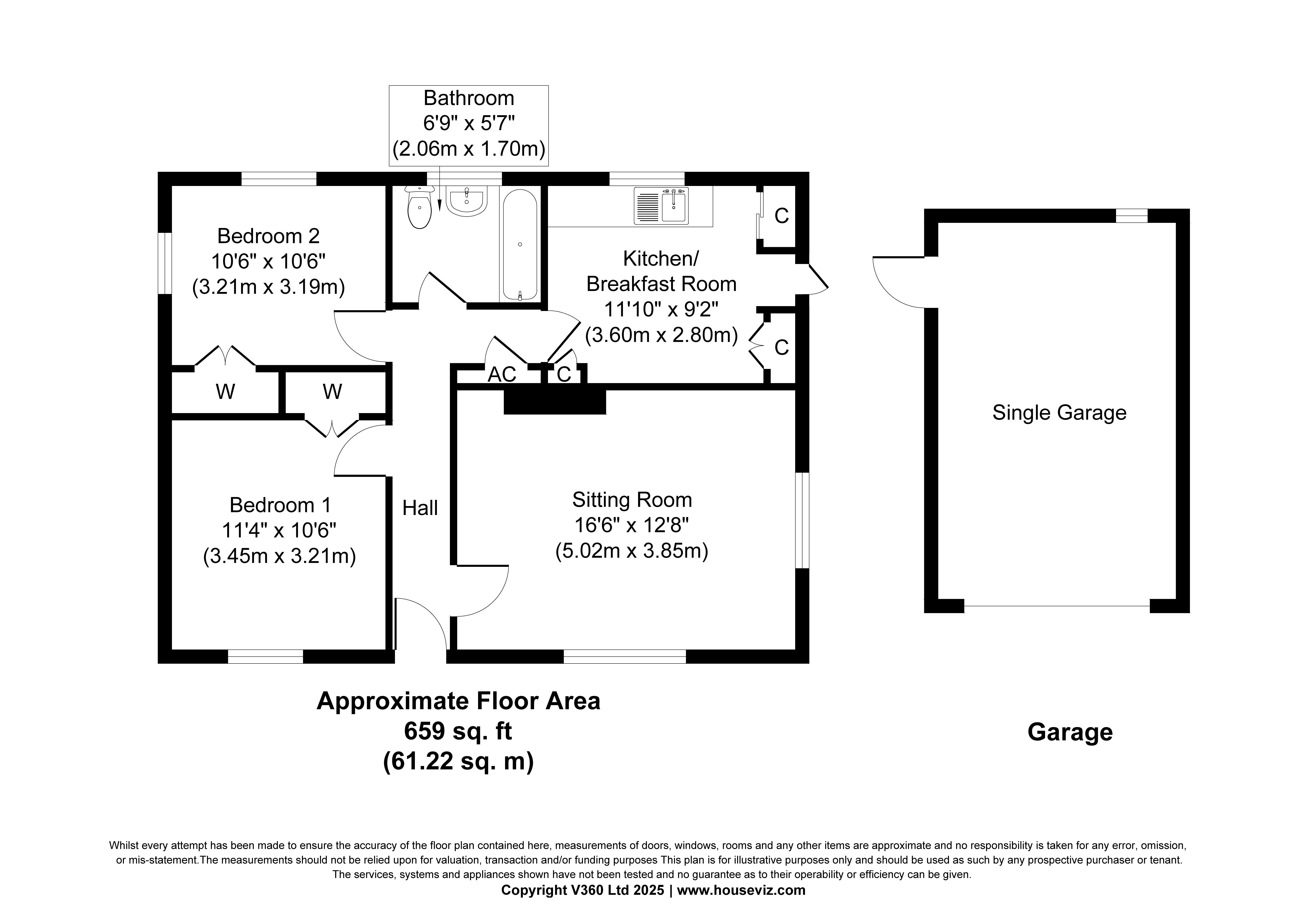 80, West Street, Ely floorplan