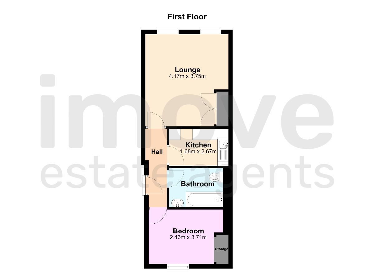 Flat 4, 256 Teignmouth Road, Torquay floorplan