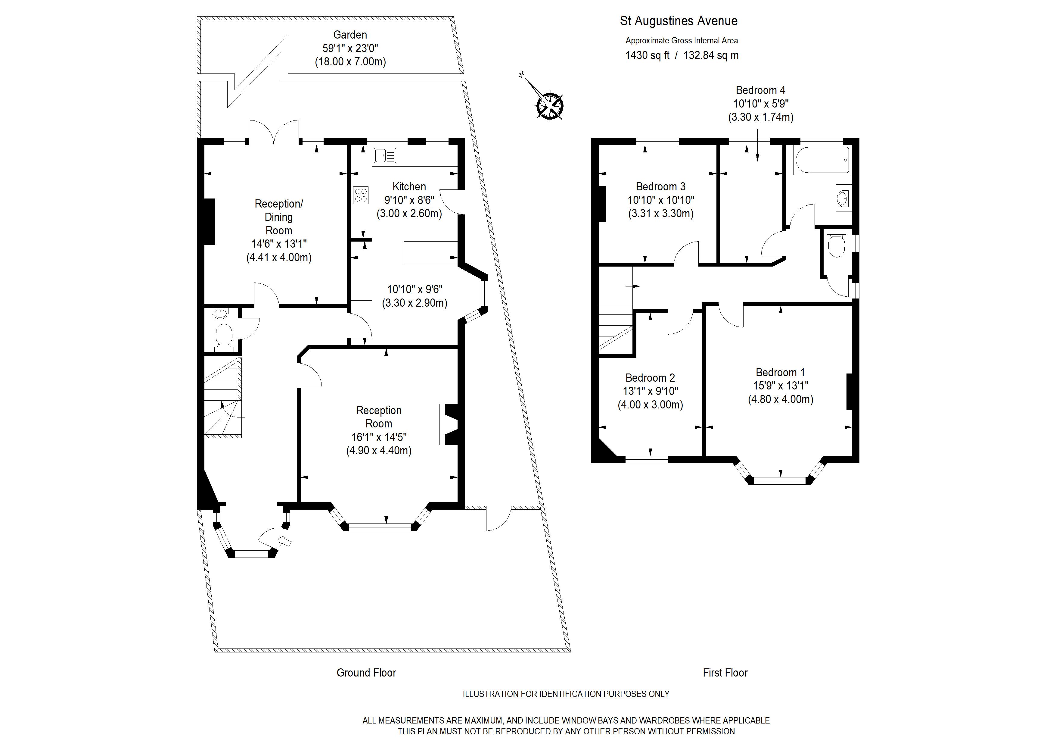 22, St Augustines Avenue, South Croydon floorplan