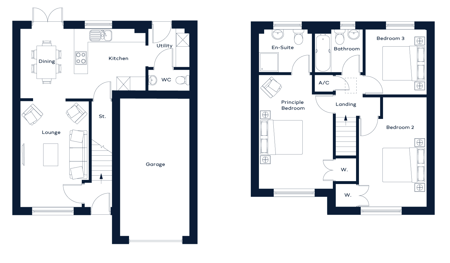 Plot 10, The Hereford, Glan Llyn, Tredegar floorplan