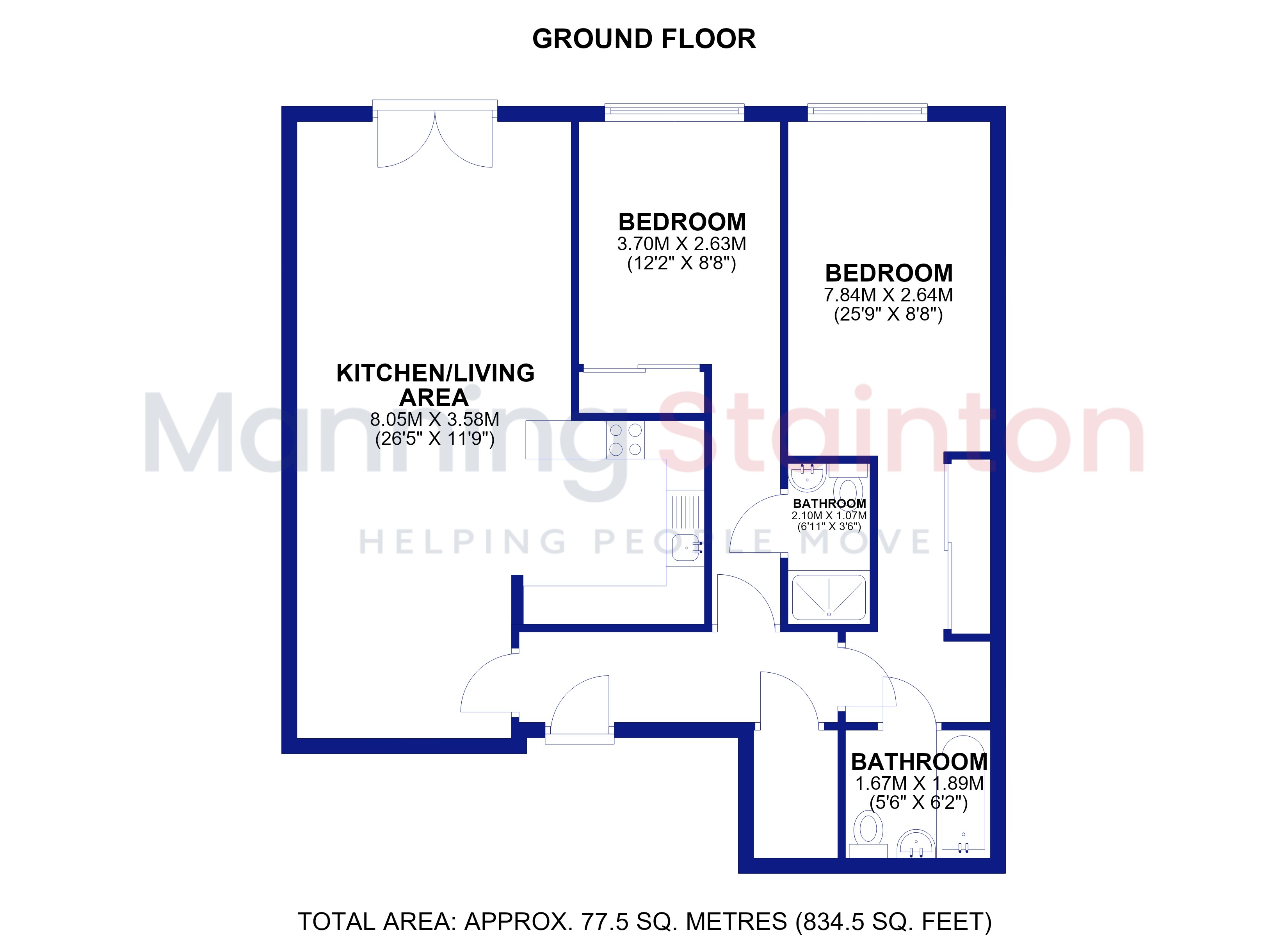 18 Oxford Court Apartments,, Oxford Road, Leeds floorplan