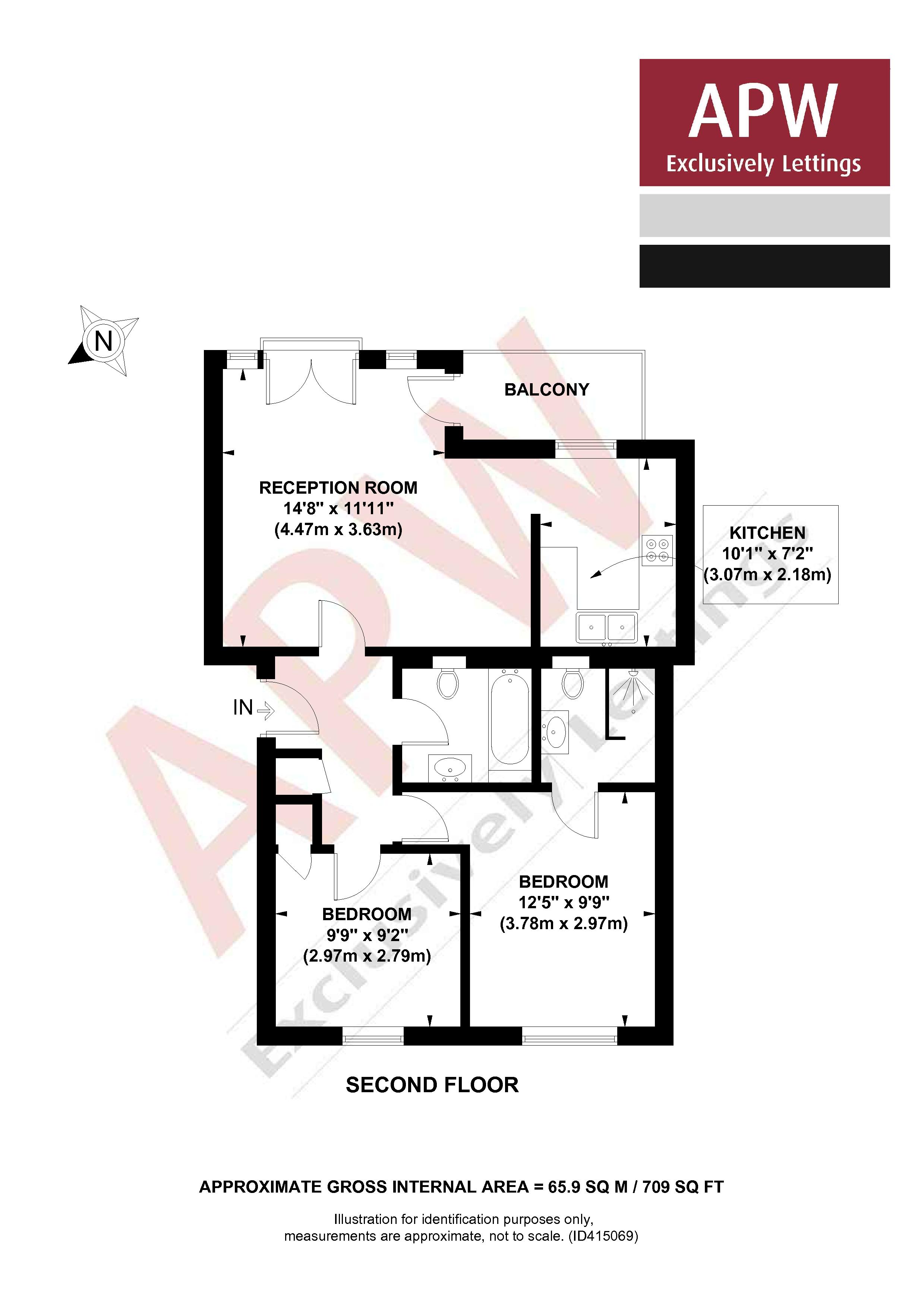 2 Bedrooms Flat to rent in Swan Walk, Shepperton, Middlesex. TW17