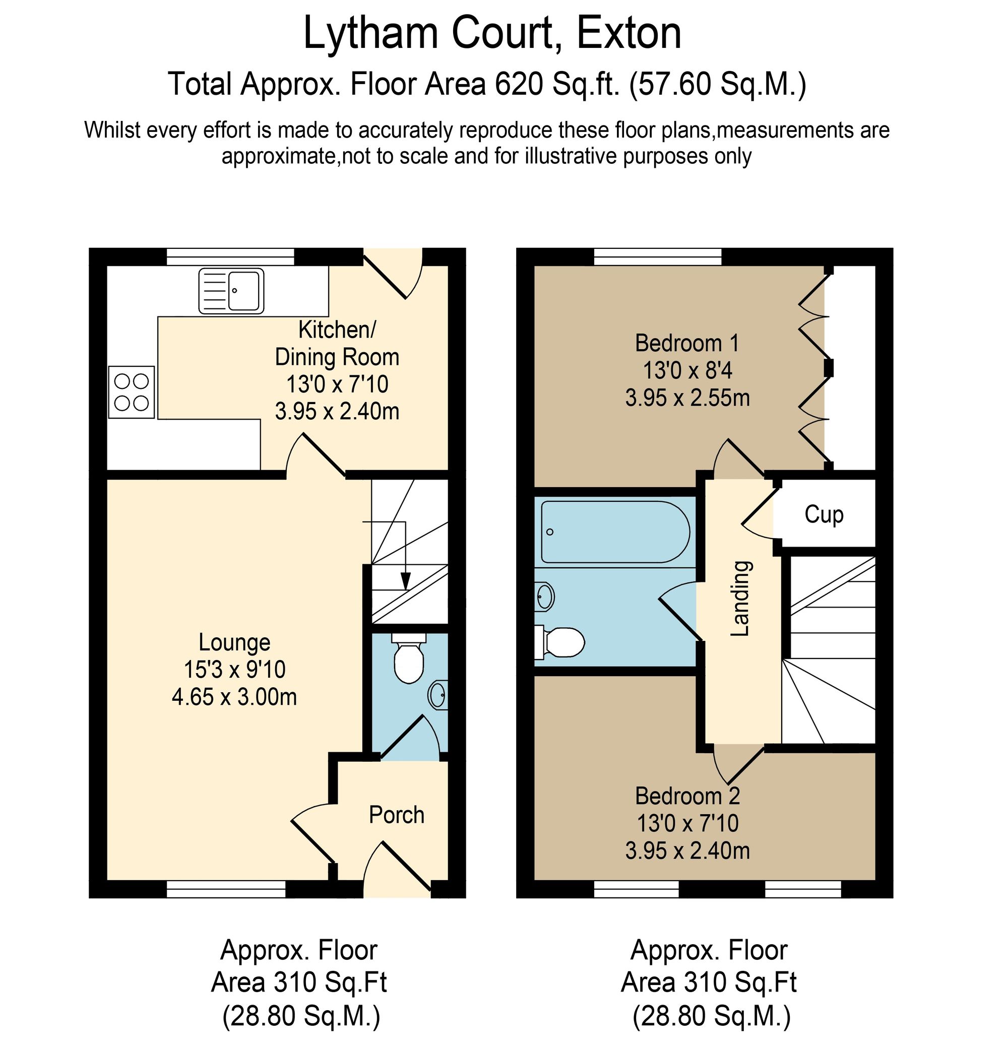 36 Lytham Court, Chorley floorplan