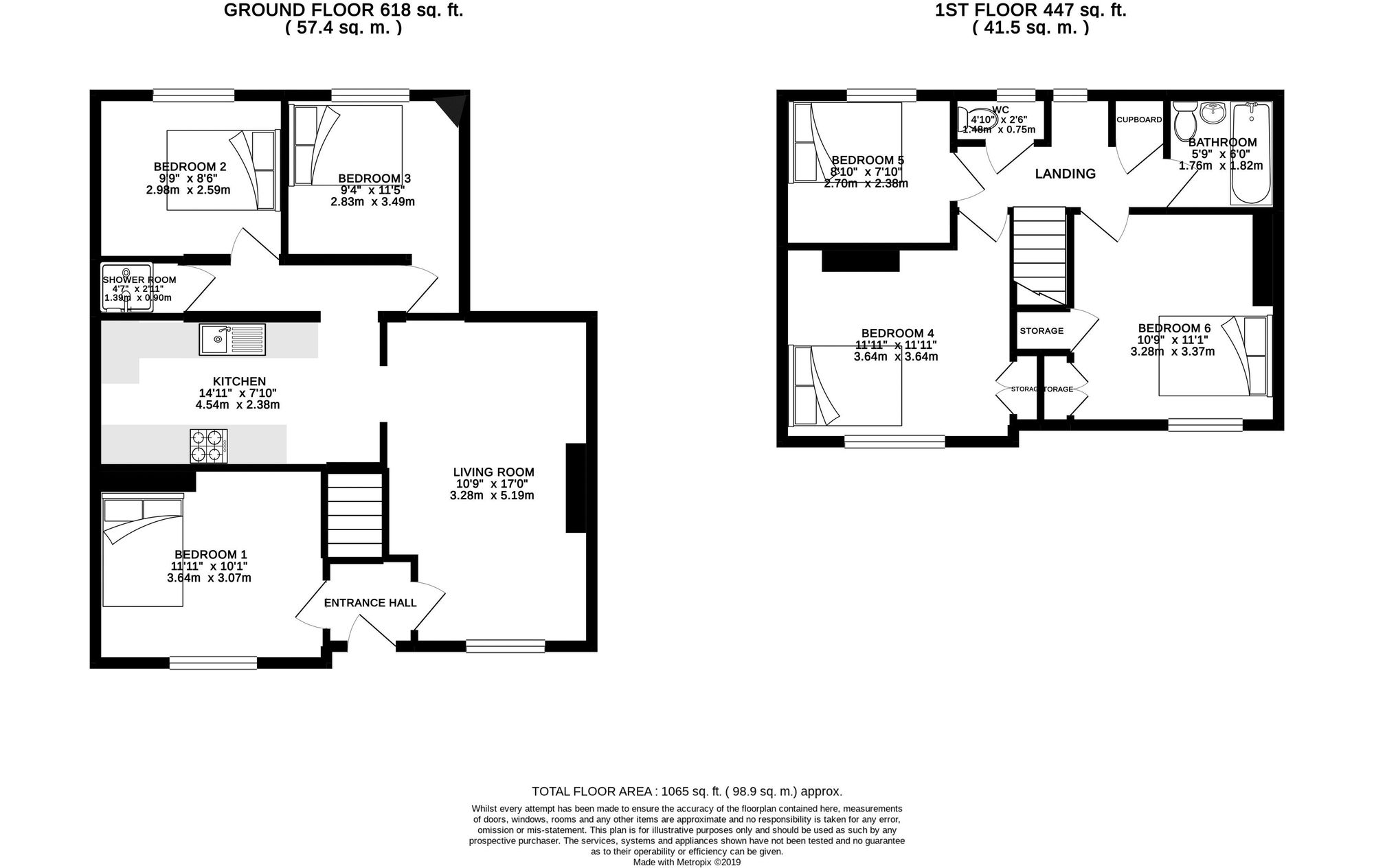 32 Hillside, Brighton floorplan