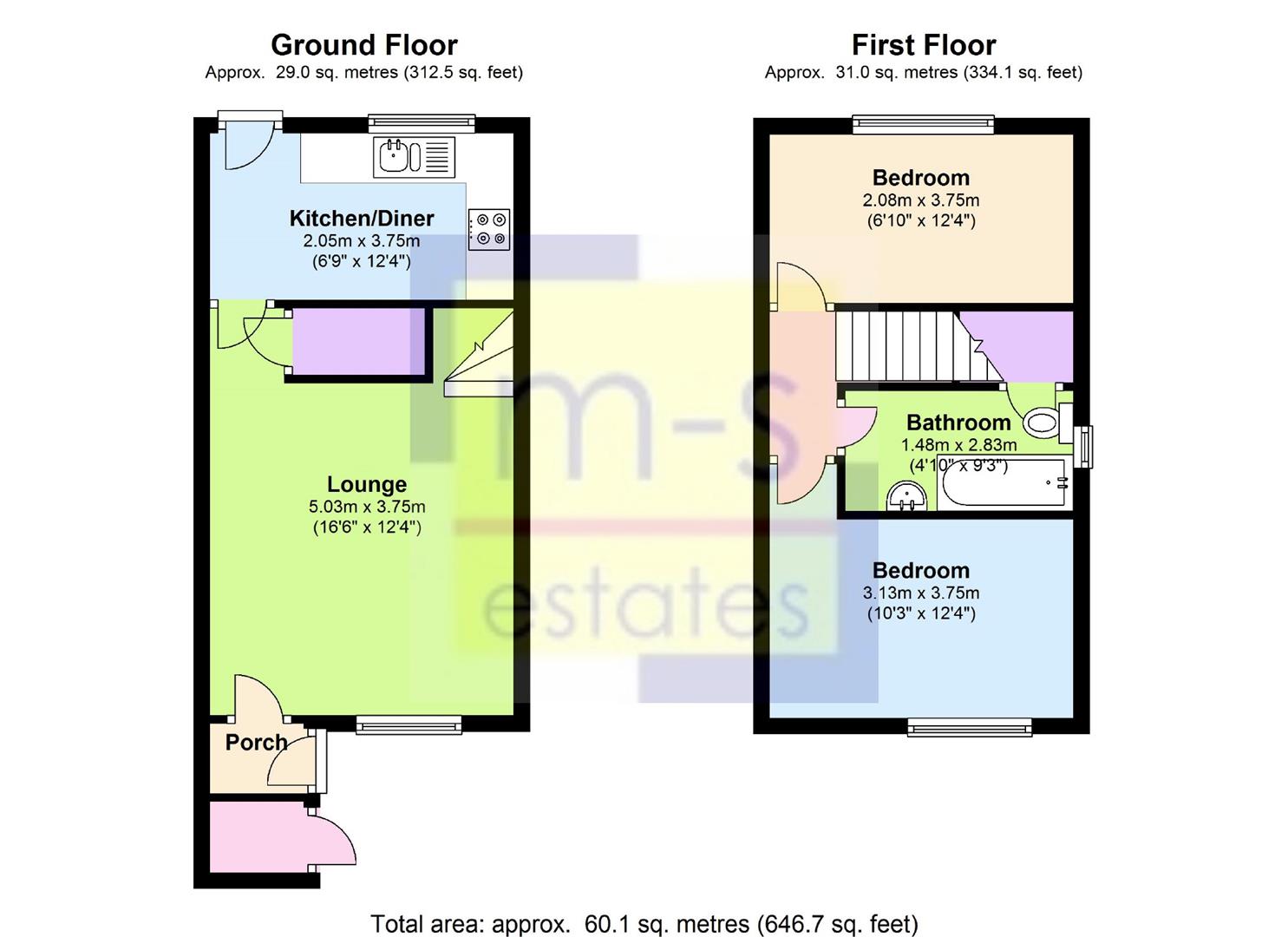 2 Bedrooms Semi-detached house to rent in Bedarra Grove, Lenton, Nottingham NG7